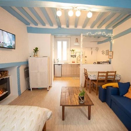 Blue Appartment With A Fireplace دْييب المظهر الخارجي الصورة